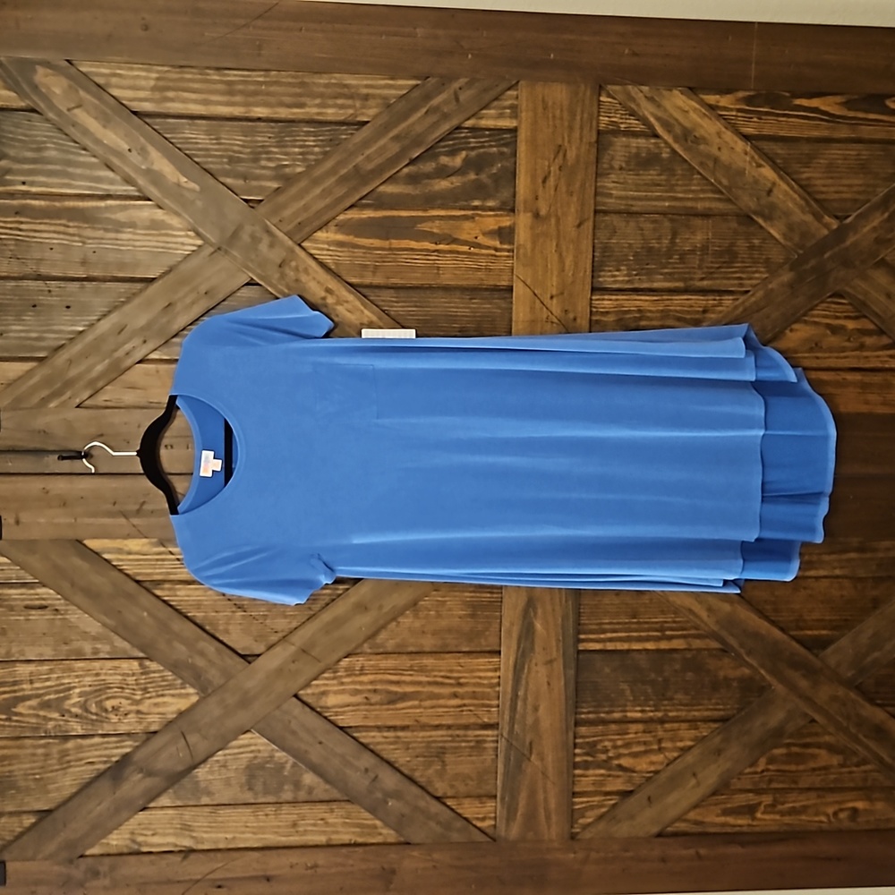 XS LuLaRoe Carly Dress Blue